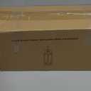 19" Gold Outdoor Wall Lantern 2-Light, Large Modern Wall Sconce Light Fixture, Industrial Porch Light with Glass, Waterproof Farmhouse Exterior Lamp (1 Pack) (19 Inch Ordinary)