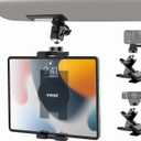 Car Sun Visor Tablet Mount, Truck Visor Tablet Holder Clip [Upgrade Clip Never Fall] Multifunctional Vehicle Phone Clamp with 1/4" Screw, for iPad, Galaxy Tabs, Fire, iPhone, 4-12.9"