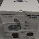 Cuisinart Soho 1-Liter Double Wall Electric Hot Water Kettle, Tea Kettle with Stainless Steel Interior, One Touch Operation to Boil Water for Tea, Hot Cocoa, or Instant Oatmeal, CK-10BK, Black