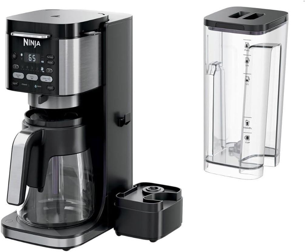 Ninja CFP105 DualBrew Hot & Iced Coffee Maker, Single-Serve, Compatible with K-Cups & 14-Cup Drip Coffee Maker, Black 