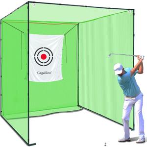 Golf Practice Hitting Nets for Backyard Driving Indoor Use Heavy Duty Practice Golf Driving Nets for Backyard Premium Portable Golf Impact Nets Cages with Frame