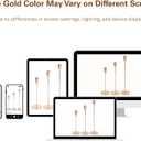 Foryoudecor Tall Candlestick Holders Set of 6, Rose Golden Taper Candle Holder, Vintage Candlesticks for Long Candle, Centerpieces Decor for Living Room,Dining Table Decor,Wedding, Fireplace Party