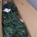 6Ft Pre-Lit Artificial Christmas Tree Hinged 350 LED Lights