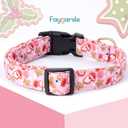 3 x Faygarsle Pink Dog Collar - Christmas Design Pattern for Small, Medium & Large Dogs - Cute & Stylish