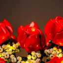 4 x VONADO Light Kit Compatible with Lego-Bouquet-of-Roses-10328 Flowers Icons (Lights Only, No Models) Creative LED Lighting Set Compatible with Lego 10328 Valentines Roses Bouquet Building Set