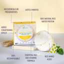 3 x Solid Rice Protein Water Shampoo Bar With Conditioner Effect Hair Soap  Shampoo Bars For Hair With All Natural Plant Based Essential Oils And Zero Waste Packaging (Chamomile And Mint)