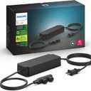 Philips Hue Outdoor 100W Power Supply Black - Connect Multiple Hue Outdoor Low Voltage Lights up to Total of 100W - 1 Pack - Requires Hue Bridge - Weatherproof