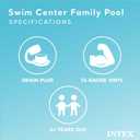 INTEX 57181EP Swim Center Inflatable Family Pool: 159 Gallon Capacity 90" x 60" x 19"