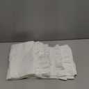 Vonty 2Pcs Ruffled Pillow Cases Body Pillowcases(20x54), Decorative Ruffle Pillowcases - White Body Pillow Cases Set of 2, Scalloped Euro Sham Farmhouse Pillow Shams with Envelope Closure