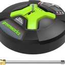 GreenWorks 5210902 15" Extension Included Surface Cleaner, Green