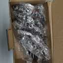 AUPREX 5 Pack 3 Inch Coarse Crimped Wire Cup Brush for Angle Grinder with 5/8 Inch-11 Threaded Arbor - 0.014 Inch Carbon Steel Wire -Light Duty Conditioning for Metals