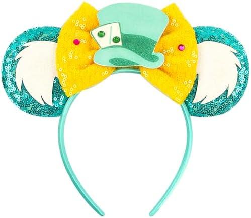 SET OF 2, MADO Mouse Ears Headband - Stylish Park Ears for Women, Girls, Boys, and Kids