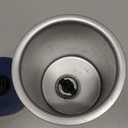 Huogary Milk Forther Simple Milk Frother and Steamer 2-in-1 Milk Steamer with Hot Milk Foam and Hot Milk for Latte, Macchiato, Cappuccinos, Blue