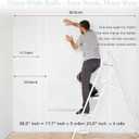 Dimoon 394''x23.6'' Peel and Stick Wallpaper White Contact Paper for New Environmentally Friendly Materials Thickening Upgrade Embossed Renter Friendly Wall Paper Modern Vinyl Wrap Countertop Bedroom
