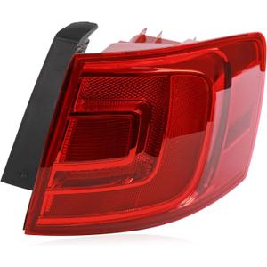 Tail Lights Outer Assembly Compatible with 2011-2018 Volkswagen Jetta OE Style Right Passenger Side Rear Light Taillights Replacement for 5C6945096D