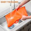 Silicone Griddle Cover Mat for Blackstone 17IN  Food Grade Silicone Grill Griddle Accessories, Heat Resistant Protective Mat