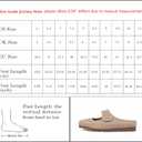 Mules for Women Mary Jane Flats Womens Clogs Slippers Slides Walking Casual Office Shoes (9.5, Khaki)