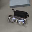 miyya Blue Light Glasses for Women & Men Oversized UV & Blue Light Blocker Chunky Frames, Stylish Eyewear Accessories