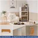 SAILUN Stackable Storage Bins with Lid, 167QT 5Pack Beige