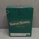 TEXAS LINEN CO. 100% Organic Cotton Percale Sheets King Size - Cotton Percale Sheets King, 4 Piece King Percale Sheet Set, Crisp, Cooling Bed Sheets, 16" Deep Pocket Hotel Sheet King Size - Ivory