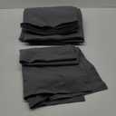 Bedding Queen Fitted Sheet - Bottom Sheet - Deep Pocket - Soft Microfiber - Shrinkage and Fade Resistant - Easy Care -1 Fitted Sheet Only (Grey)