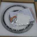 Black Vintage Semi-Flush Mount Ceiling Light with Globe Glass. Ideal for Small Kitchen, Closet, Hallway, Entryway, and Bathroom Lighting (7.68in-ceiling)