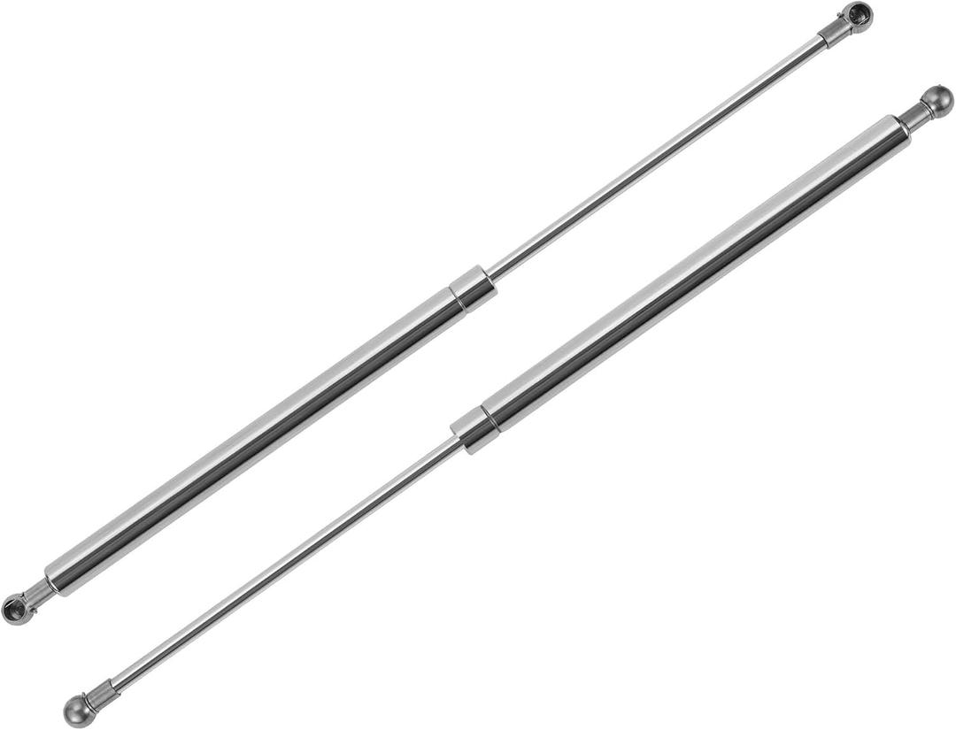20inch/500mm 60lb/267N/27kg Stainless Steel Gas Struts, 20" Gas Springs Lift Supports for Boat Marine Hatch Cover, 2 Pcs, Ball Joints Ends