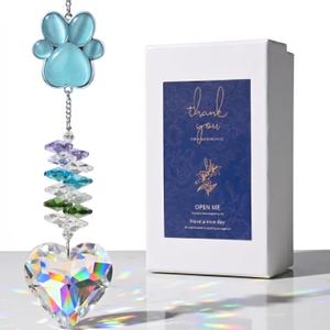 Pet Memorial Suncatcher, Dog & Cat Remembrance Gift