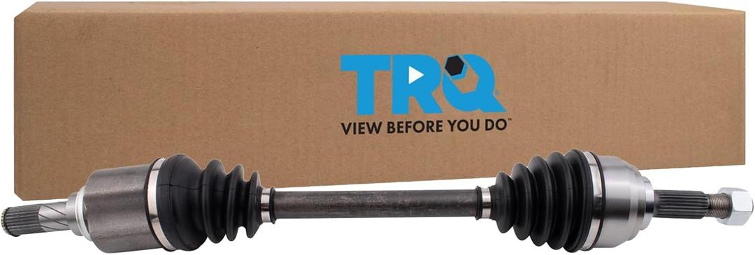 TRQ Front Left CV Axle Shaft Assembly Driver Side Compatible with 2012-2017 Nissan Versa 2014-2016 Versa Note