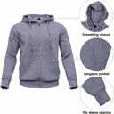 Men's hoodie sweatsuit thick fleece track suits casual jogger sportswear | Casual Athletic jogging suit sports outfits 2 pieces sweater and pants set for men outdoor winter warm Activewear M-5X BIG (Gray, XXL)