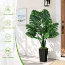 UPBUD 64'' Artificial Monstera Deliciosa Plant, Fake Swiss Cheese Tree