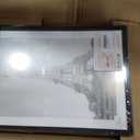 upsimples 13x19 Picture Frame, Display Pictures 11x17 with Mat or 13 x 19 Without, Wall Hanging Poster Frames, Black, 1 Pack