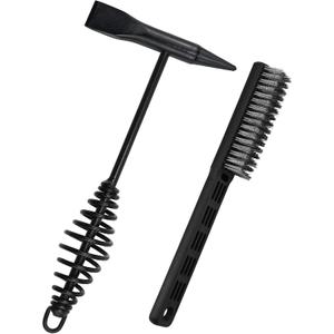 Chipping Hammer and Wire Brush Set  10.6 in Heavy Duty Welding Hammer with Spring Handle and Steel Bristle Brush, Welding Tools and Accessories for Weld Slag Removal