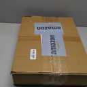 Amada HOMEFURNISHING Corner Floating Shelves, Set of 4 Corner Wall Shelves, Shelves for Wall Decor, Corner Wood Shelves for Home Decor, Office, Bedroom, Bathroom, Laundry Room, Kitchen, Brown