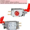 C1U-W43A 545081857 Carburetor for Zama C1U-W43 Poulan VS-2 BVM200FE GBV345 Craftsman 358794765 358794774 358794773 358794700 358794770 358794780 Blower with 545146501 Air Filter