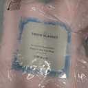 BENRON Light Pink Throw Blankets, Soft Shaggy Fuzzy Sherpa Cute Baby Pink Throw Cozy Fluffy Faux Fur Blankets for Bed Couch Sofa Washable, 50"x60"