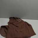 Verdusa Women's Formal Wedding Guest Dress Halter Flowy Chiffon Asymmetrical Long Summer Dress Brown Small