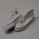 Converse Women's Chuck Taylor All Star Lift Clean Sneaker, White/ Black/ White, 8