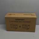 2PC Under Sink Organizer Rack 2 Tier Under Sliding Cabinet Basket Organizer Drawer with 4 Hooks, Multi-purpose Under Sink Storage for Bathroom Kitchen DesktopGrey