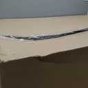 Wheeled Snow Plow Shovel, 16.5" H Heavy-Duty Steel Black Blade with Double Handle, 5 Angles, 2 Wheels, Back Saver Pusher for Snow Removal on Driveway, Sidewalks and Doorways