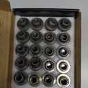 MIKKUPPA M12x1.5 Mag Lug Nuts - Replacement for Toyota Avalon Camry Corolla Highlander RAV4 Sienna Matrix Prius Venza Crown OEM Factory Wheels, Chrome 20pcs Tire Nuts with Washer (Silver)