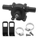 lzndeal Electric Drill Pump for Water Gasoline Oil Diesels Fluid Transfer Pump Mini Hand Self-Priming Quick Pumping Speed