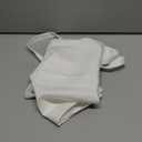 Chef Apron and Hat set, 2 Pockets Adjustable Cotton Kitchen Cooking Bib Apron, Baker Costume for Men Women (White)