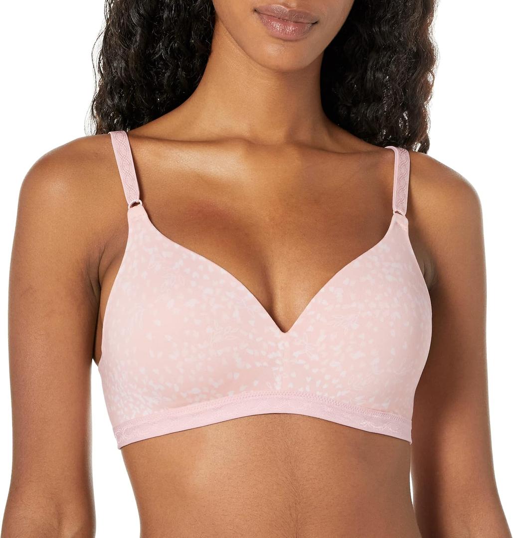 Warner's Womens Women's Cloud 9 Super Soft Wireless Lightly Lined Comfort Bra 1269 (38D)