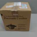 6.3Quart Stainless Steel Pressure Cooker, Triple Safety Lock Stovetop Pot, Ideal for Family Meat & Bean Stews, Works on Induction, Gas and Electric Stovetops