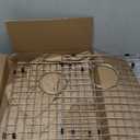 Starstar 50/50 Double Bowl Kitchen Sink Bottom Two Grids, Stainless Steel, 16" x 14"