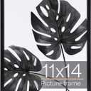 Giftgarden 11x14 Picture Frame Black, 11 by 14 Thin Photo Frame for Wall Tabletop Display, Single
