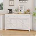 Storage & Farmhouse Style + Wood + Sturdy Structure + Kitchen & Dining