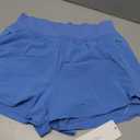 CRZ YOGA 2 in 1 Double Layer Running Shorts 3" Party, Blue, Medium