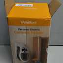 Plug in Small Space Heater for Indoor Use 450W, Wall Outlet Electric Heater with Remote, 12H Timer & LED Display, PTC Ceramic Fast Heat Safely for Bedroom Bathroom Office